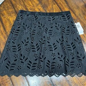 Elegant Black Lace Skirt